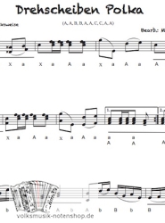 Drehscheiben Polka - Griffschrift zum Download