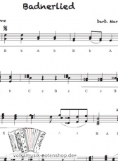 Badnerlied - Griffschrift zum Download