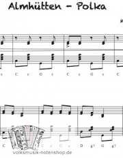 Almhütten-Polka - Notenausgabe