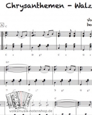 Chrysanthemen – Walzer - Noten zum Download