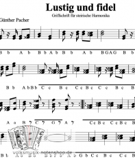 Lustig und Fidel - v. Günther Pacher - Griffschrift zum Download