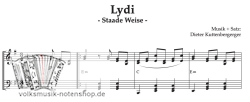 Lydi - Staade Weise - Noten zum Download - GEMA-frei