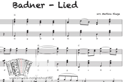 Badnerlied - Einzelausgabe für Akkordeon
