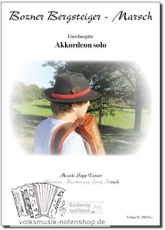 Bozner Bergsteiger Marsch - Notenausgabe