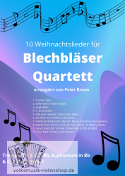 10 Weihnachtslieder für Blechbläser Quartett - zum Download