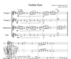 10 Weihnachtslieder für Blechbläser Quartett - zum Download