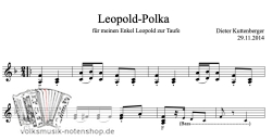 Leopold-Polka - Notenausgabe