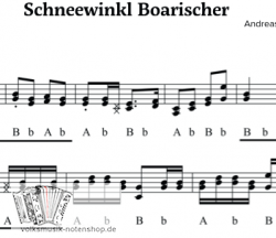 Schneewinkl Boarischer - vom A. Niedermaier Griffschrift zum Download