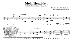 Mein Herzblatt v. Günther Pacher - Griffschrift zum Download