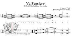 Va Pensiero (Nabucco) - Griffschrift zum Download
