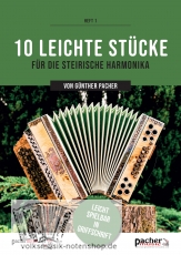 10 leichte Stücke von Günther Pacher in Griffschrift
