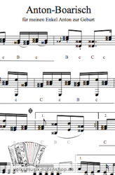 Anton Boarischer - Griffschrift zum Download - GEMA-frei