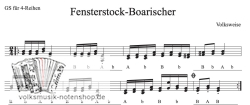 Fensterstock-Boarischer - Griffschrift zum Download