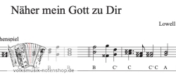 Näher mein Gott zu dir - Griffschrift zum Download