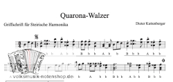 Quarona Walzer - Griffschrift zum Download - GEMA-frei!