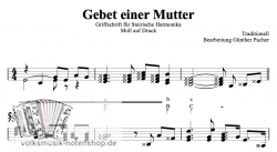 Gebet einer Mutter - Griffschrift zum Download