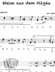 Weise aus dem Allgäu - Griffschrift zum Download