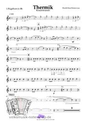 Thermik - Konzertmarsch für Blasorchester; v. Hans Krinner