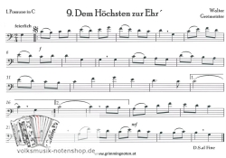 Dem Höchsten zur Ehr - Messe für 4 Posaunen