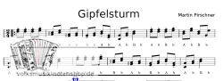 Gipfelsturm -Polka v. Martin Pirschner- Griffschrift zum Download