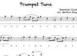 Trumpet Tune - Griffschrift zum Download