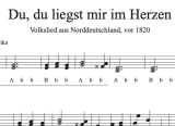 Du, Du, liegt mir im Herzen - Griffschrift zum Download