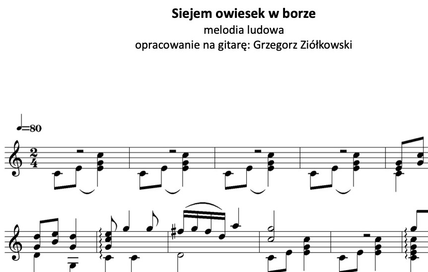 Siejem owiesek w borze