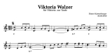 Viktoria-Walzer - Noten zum Download - GEMA-frei