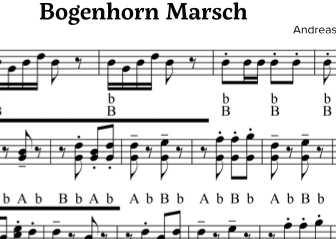 Bogenhorn Marsch - von A. Niedermaier - zum Download