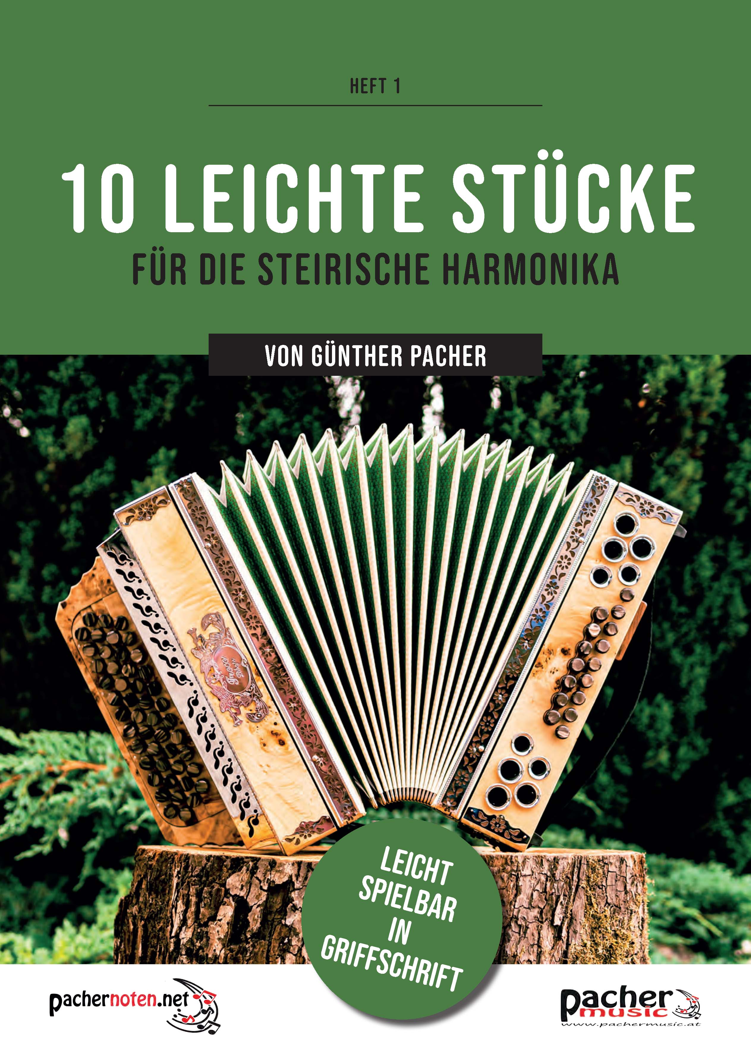 10 leichte Stücke von Günther Pacher in Griffschrift