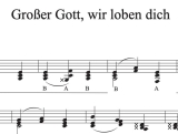 Großer Gott, wir loben Dich - Griffschrift zum Download