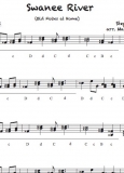 Swanee River - Griffschrift zum Download