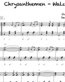 Chrysanthemen – Walzer - Noten zum Download