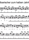 A Boarischer zum halben Jahrhundert - Griffschrift zum Download