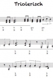 Triolerisch - Marsch - Griffschrift zum Download