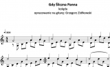 Gdy śliczna Panna - für Gitarre zum Download