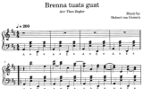Brenna tuats guad - für Akkordeon zum Download