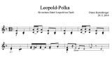 Leopold-Polka - Notenausgabe
