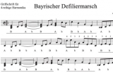 Bayrischer Defiliermarsch - Griffschrift zum Download