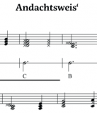 Andachtsweis' von A. Niedermaier - Griffschrift zum Download