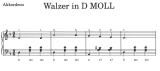 Walzer in D-Moll - zum Download