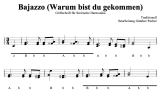 Bajazzo - Warum bist Du gekommen - Griffschrift zum Download