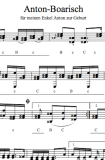 Anton Boarischer - Griffschrift zum Download - GEMA-frei