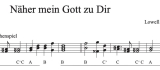 Näher mein Gott zu dir - Griffschrift zum Download