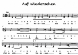Auf Wiedersehen - Griffschrift zum Download