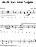 Weise aus dem Allgäu - Griffschrift zum Download